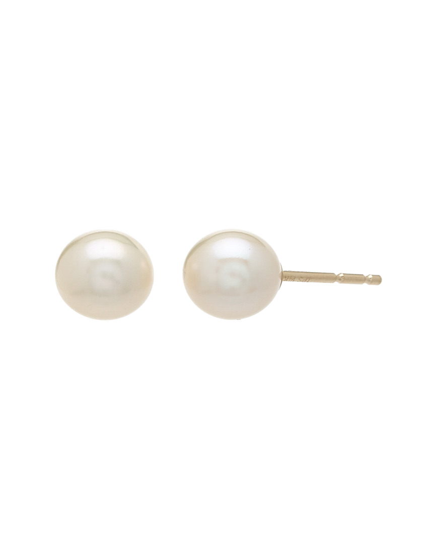 14K 6-6.5mm Freshwater Pearl Studs