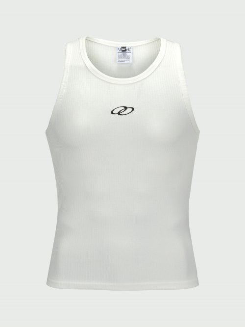 M Double Loop Logo Sleeveless White