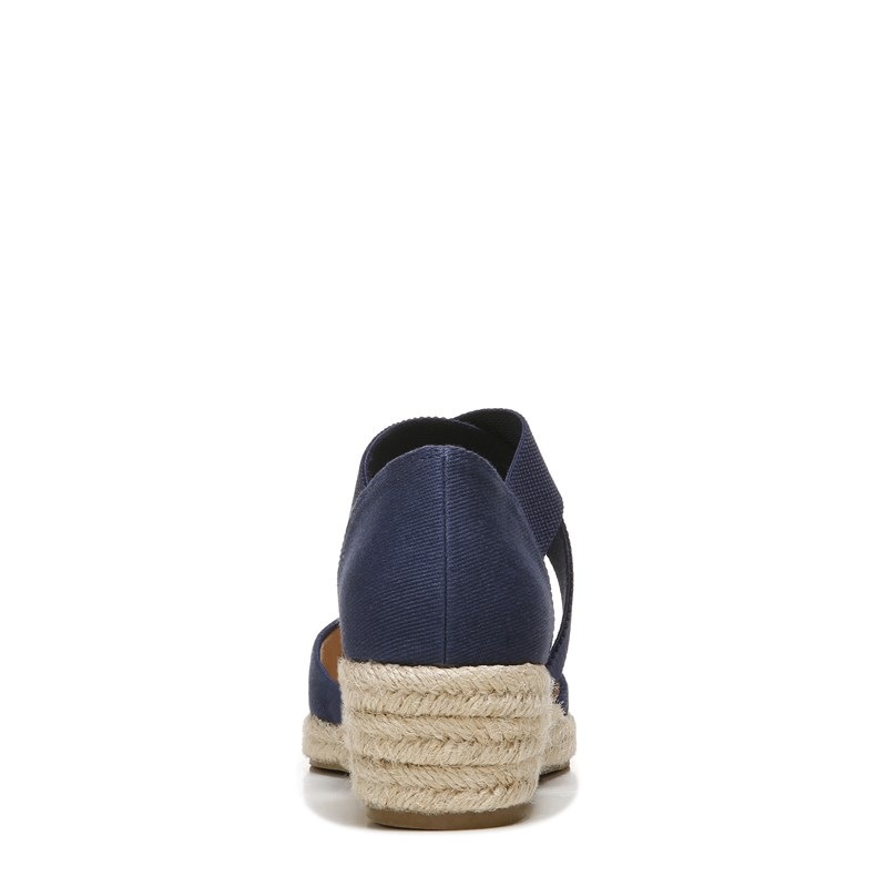 Women's Keaton Espadrille Wedge Sandals (Navy Canvas)