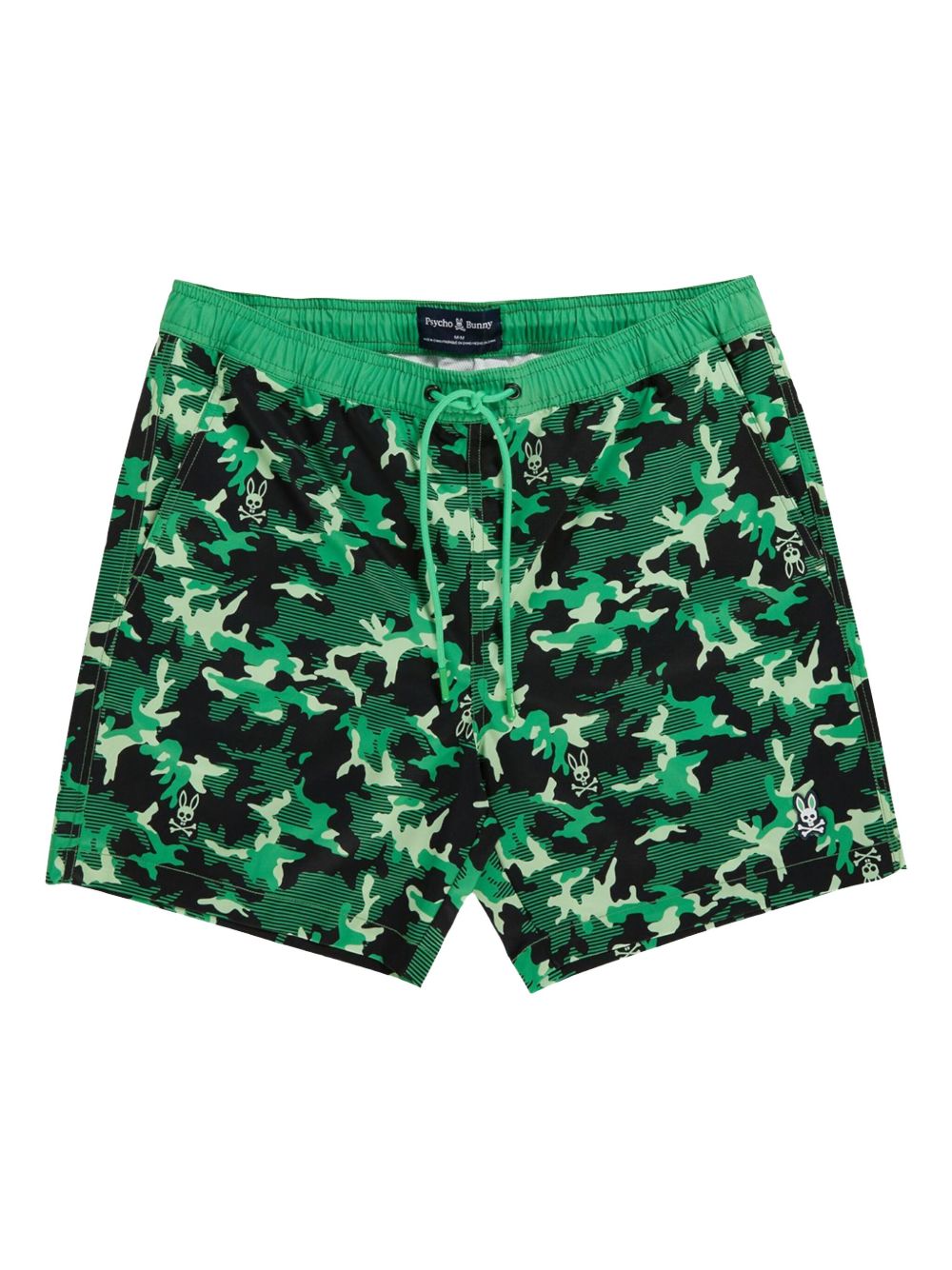 Rye-print swim shorts - Green