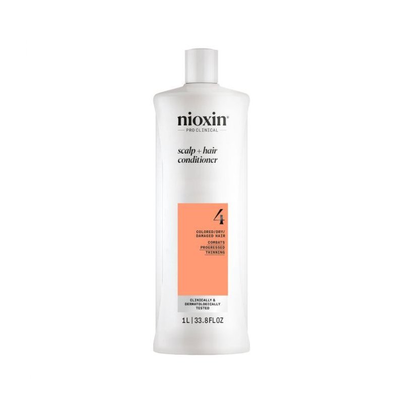 Nioxin Sistema 4 - Acondicionador - Cabello Teñido y Dañado Con Debilitamiento Avanzado