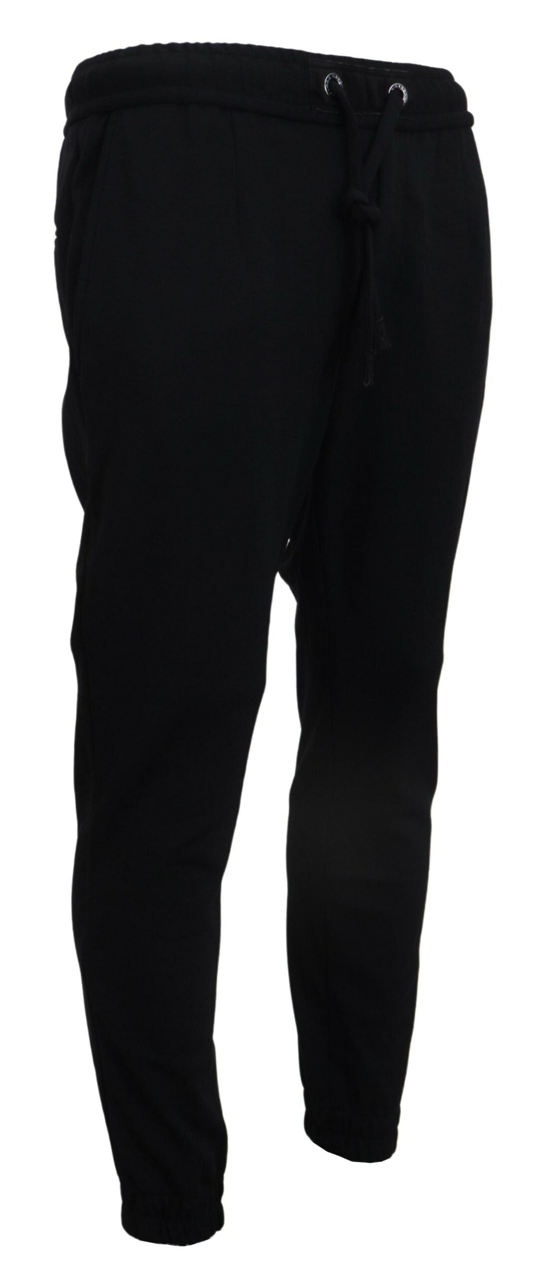 Wool-Blend Joggers — Black
