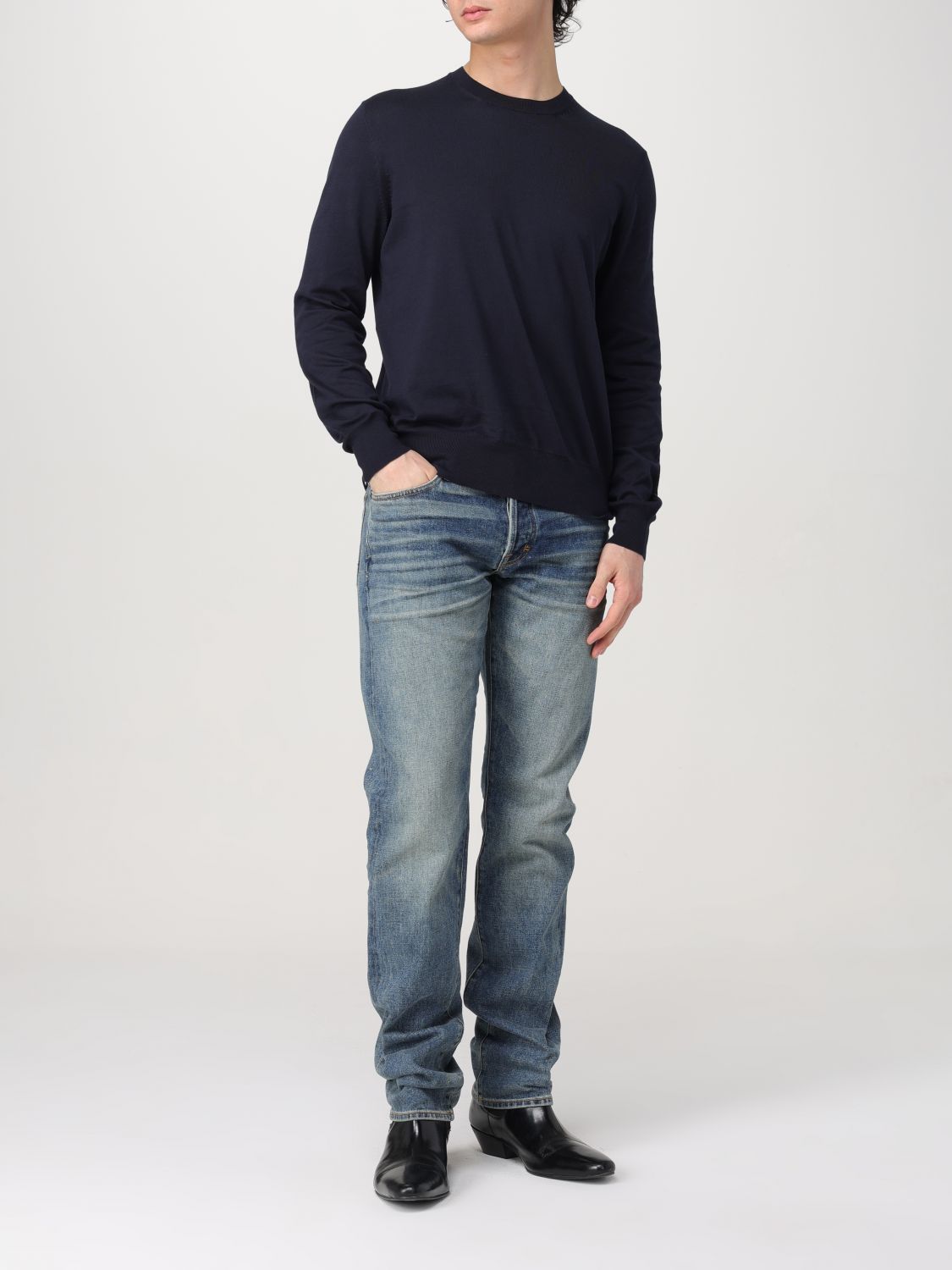 Slim-cut jeans - Blue