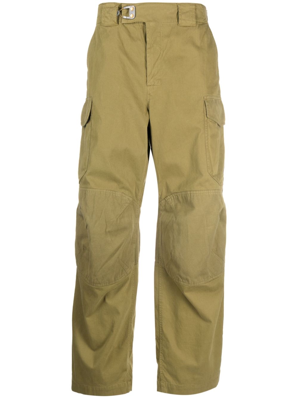 Organic cotton cargo trousers - Green