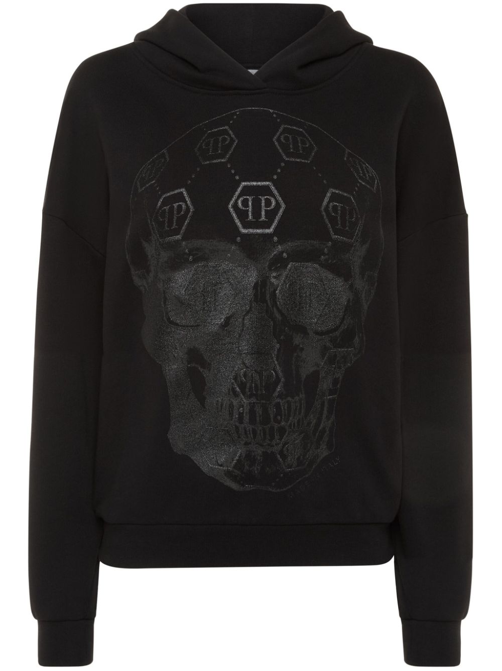Monogram Skull hoodie - Black