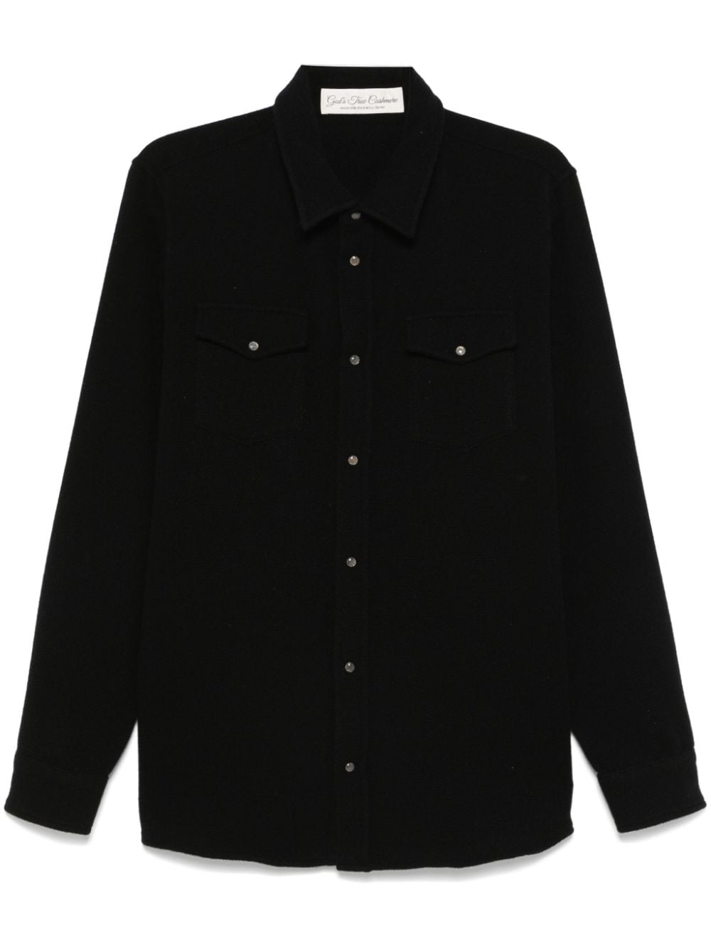 Cashmere shirt - Black