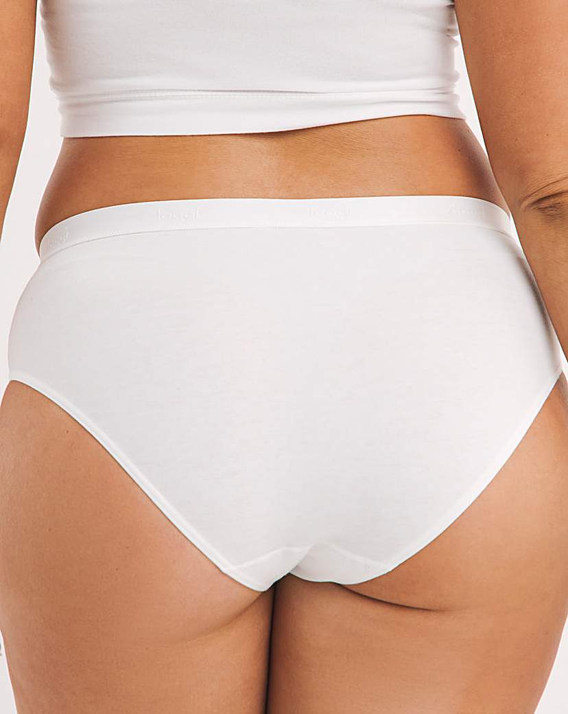 Sloggi 3Pk Go Casual Midi Knicker White