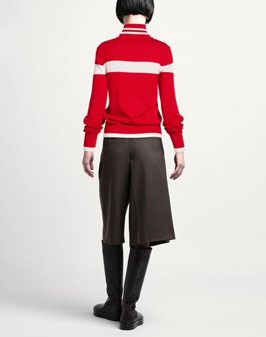 Woman Turtleneck Red Size S Merino Wool