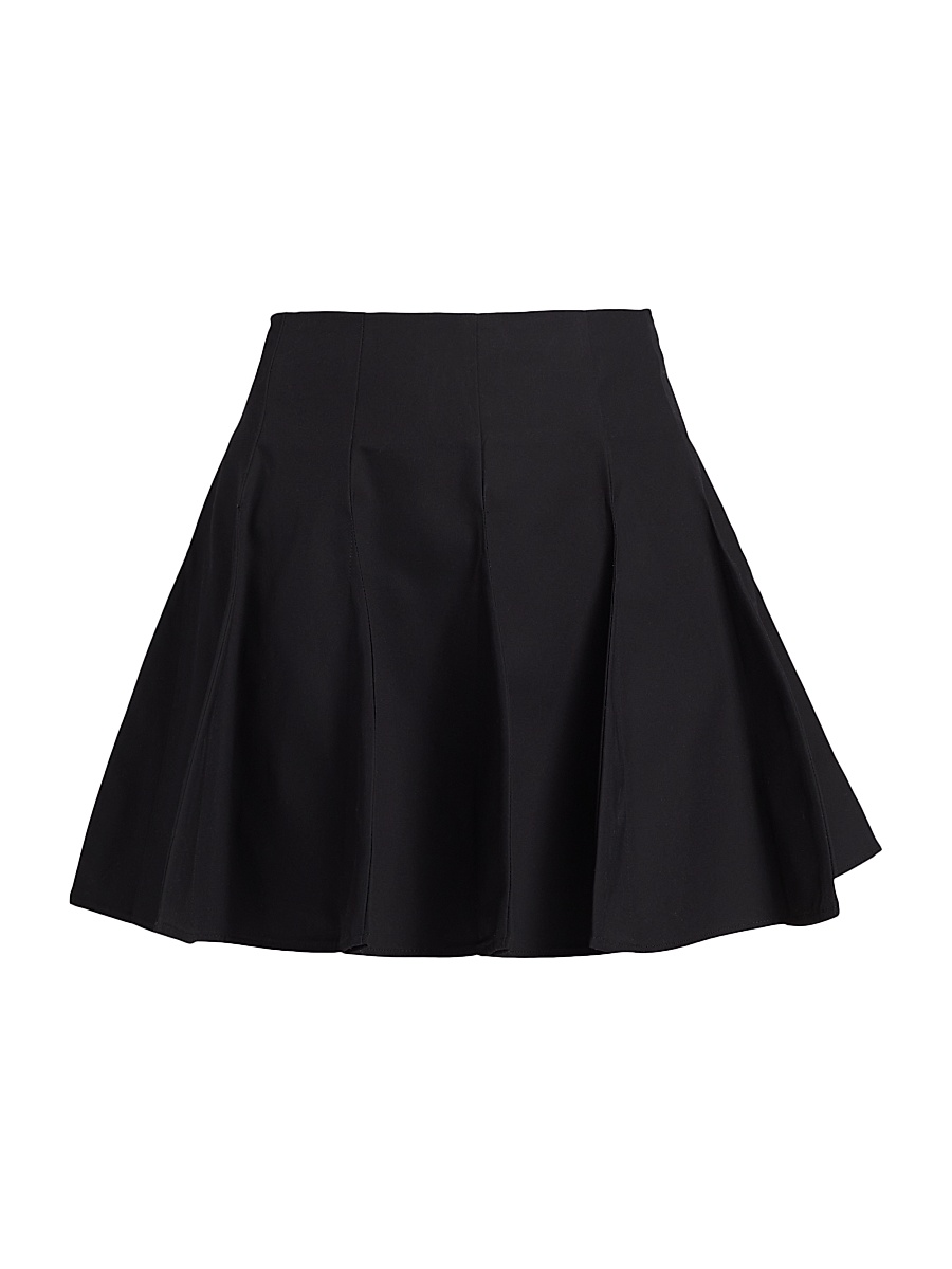 Women's Just A Pinch Ellis Pleated Miniskirt - Black