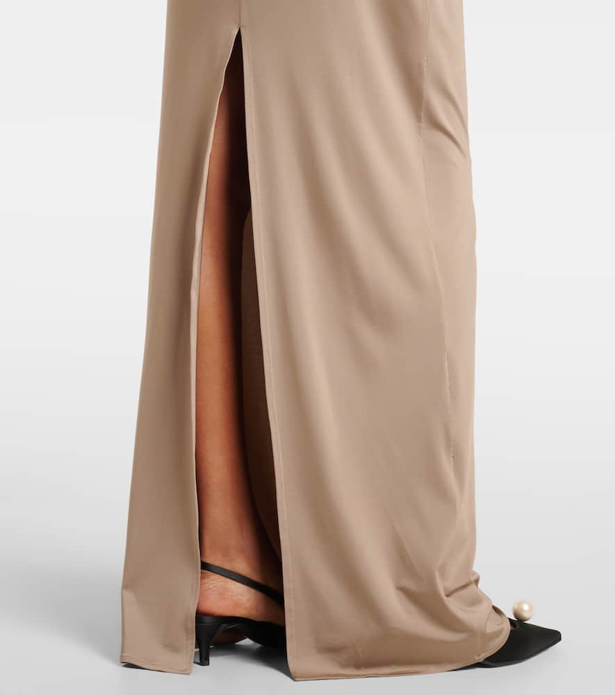 Magda Butrym Floral-appliqué gown