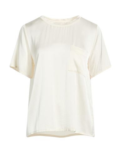 Woman Top Ivory Size 2 Viscose, Elastane