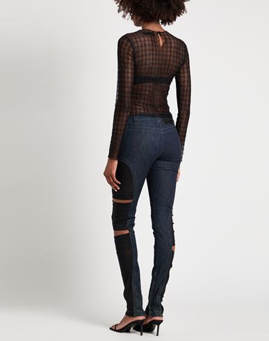 Woman Top Black Size M Polyester, Elastane