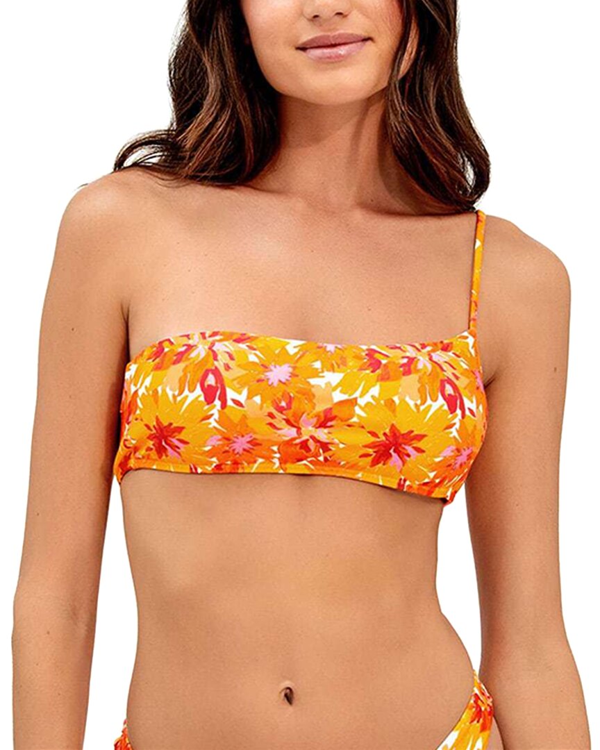 Lowana Mustard Ana Bandeau Top