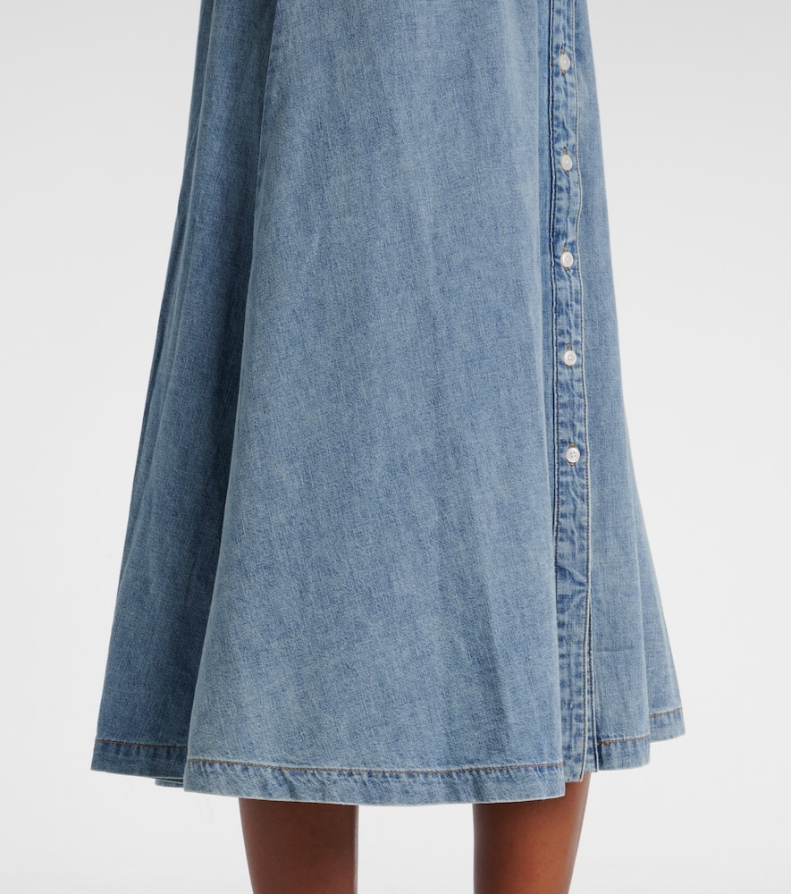 Ruben denim midi dress