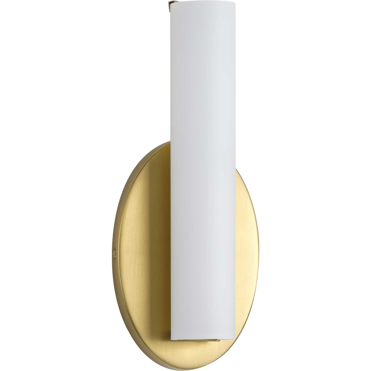 Satin Brass LED Wall Bracket from the Parallel Led Collection