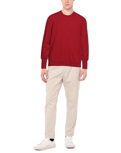 Man Sweater Brick Size 36 Cashmere