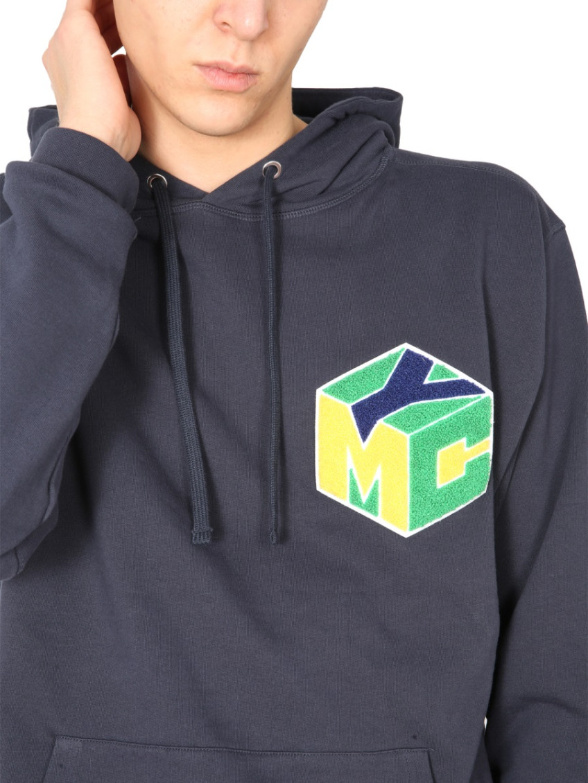 Navy Blue Hood Sweatshirts