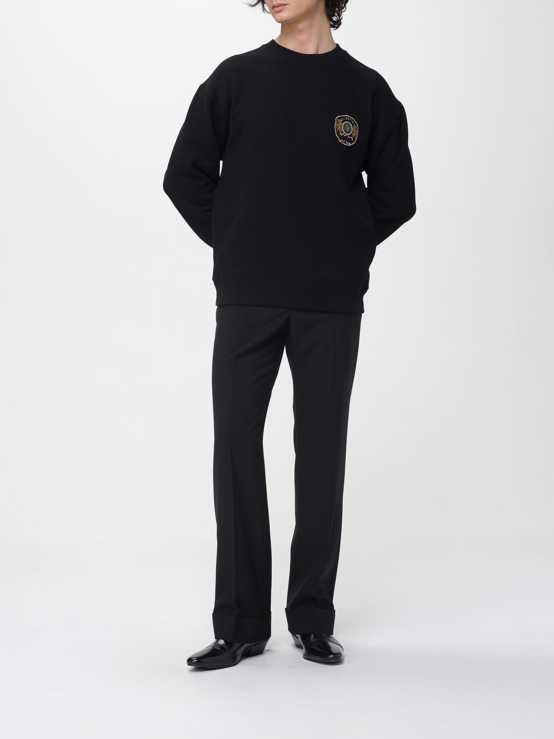 Sweatshirt Men color Black