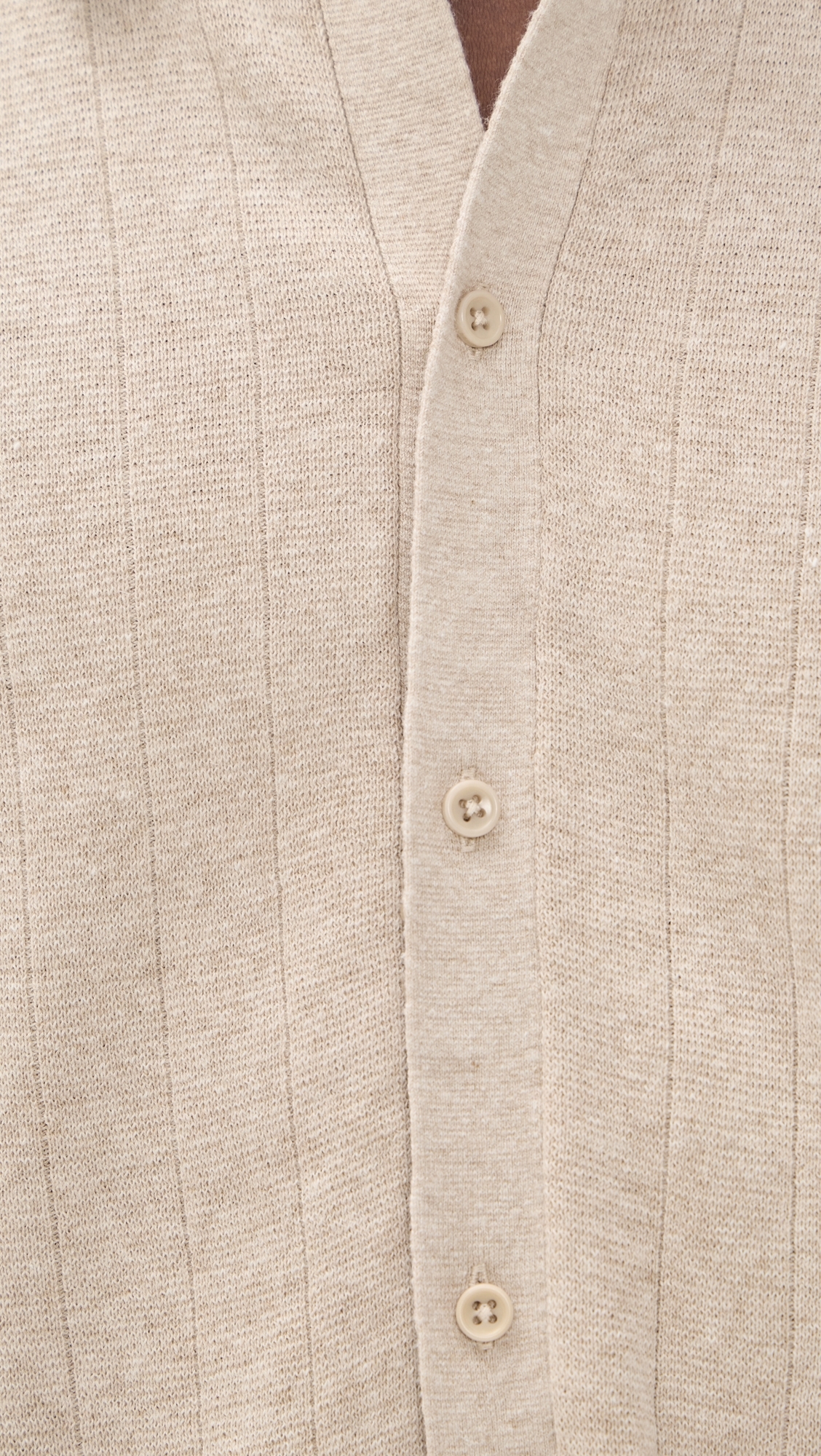 Knit Piazza Shirt Heather Oatmeal