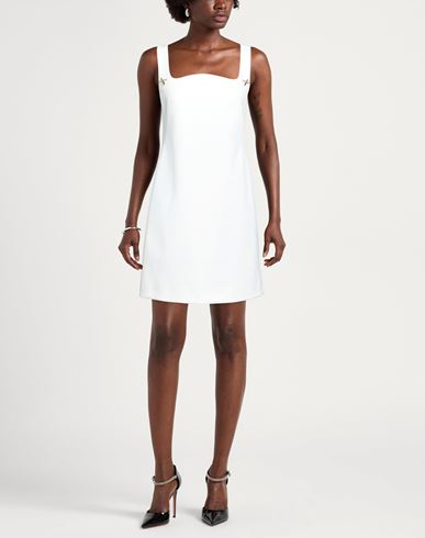 Woman Mini dress White Size 2 Viscose, Polyamide, Elastane