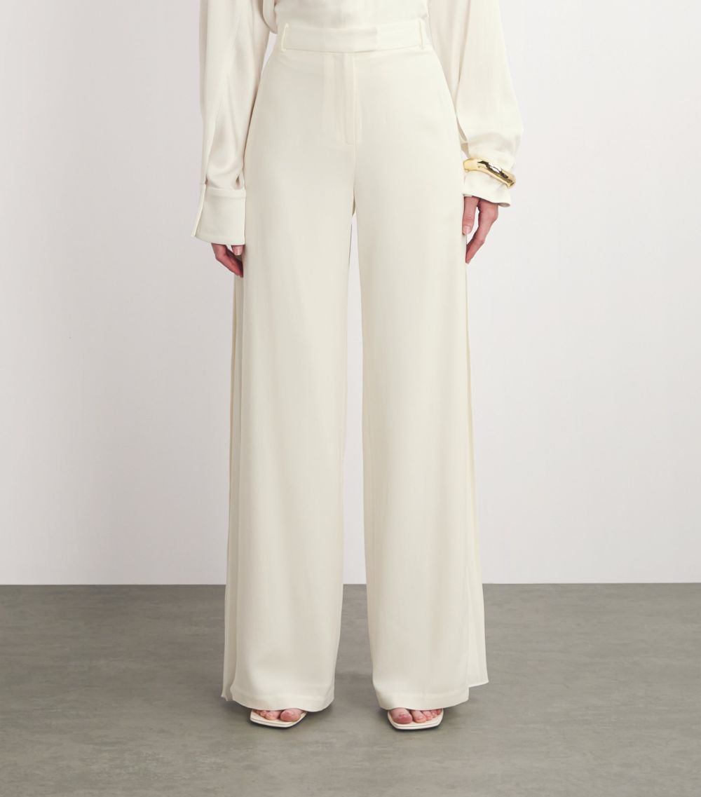 Pleated Lilo Wide-Leg Trousers