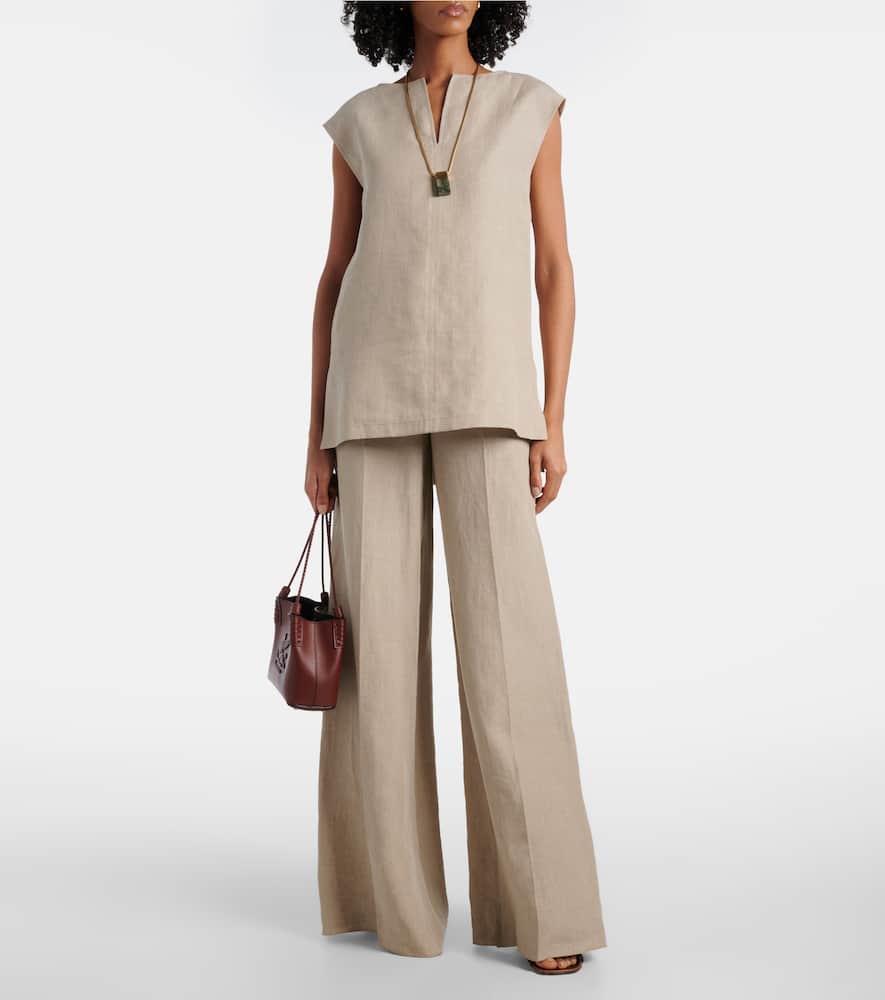 Colombo linen top