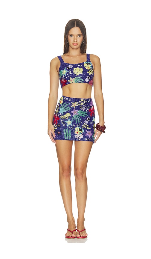 Oceanus X Disney Seabreeze Co-ord in Blue. XS. Also in S