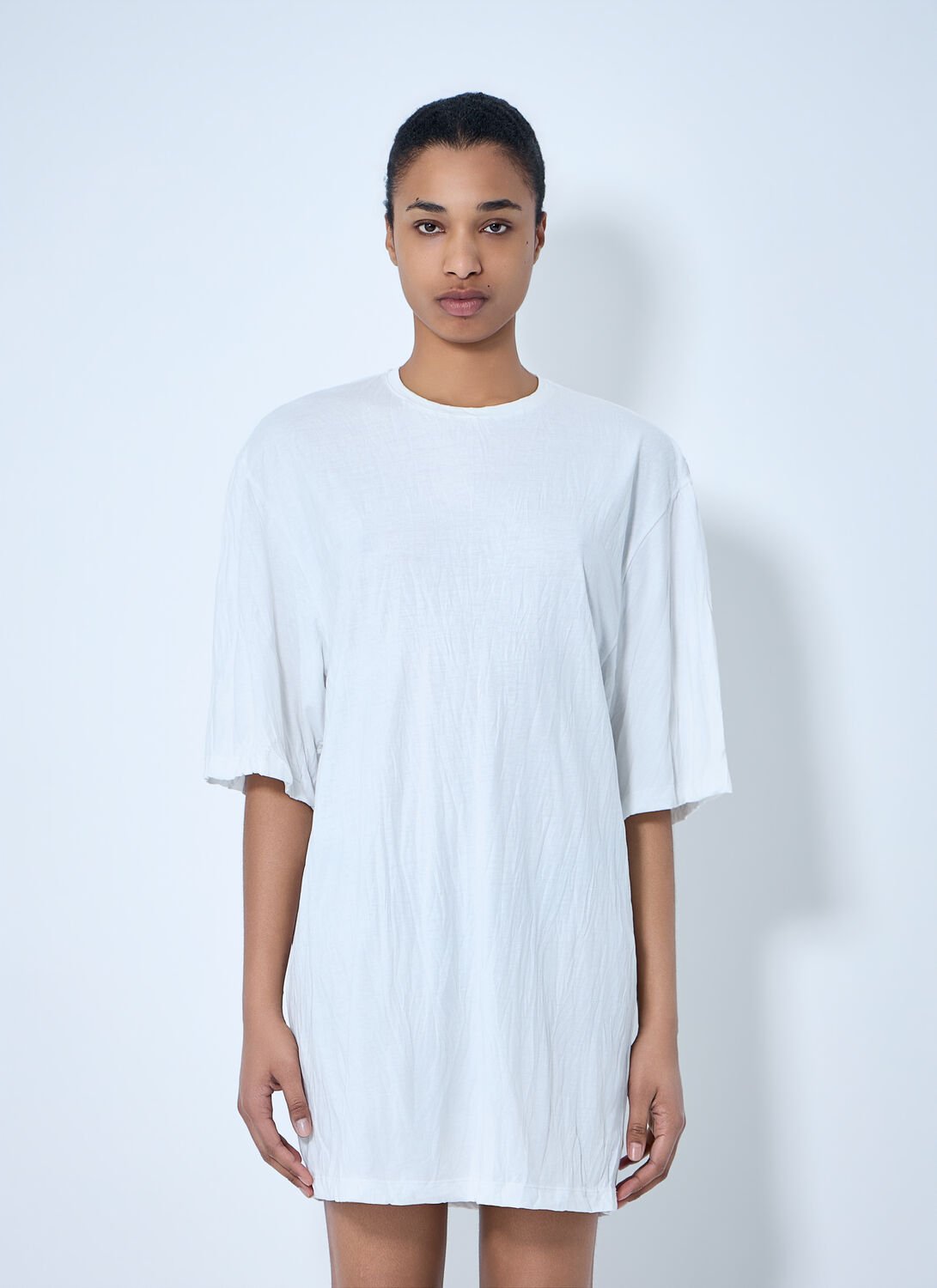 Oversized Cotton T-shirt Dress