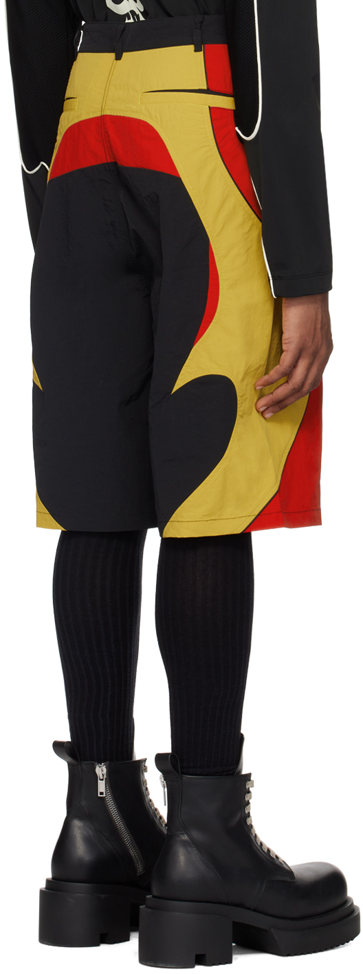 KUSIKOHC Yellow & Black Rider Shorts