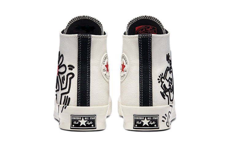 Keith Haring x Chuck Taylor All Star 70 High Tops Egret White 'Egret Black Red'