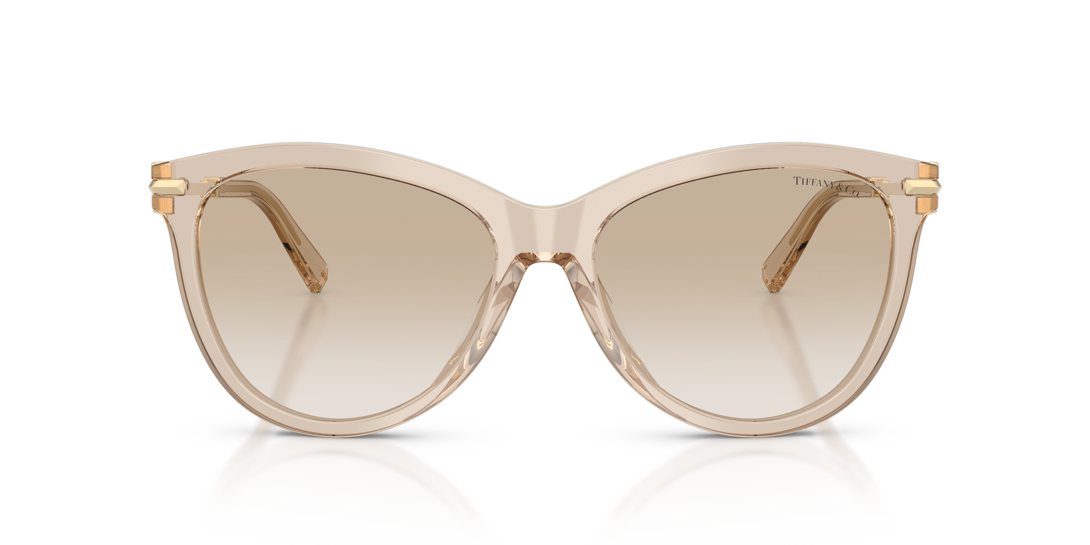 Tiffany Donna Tiffany TF4258BU 844511 Occhiali da sole Acetato Marrone Grigio Pantos Normale Sfumato