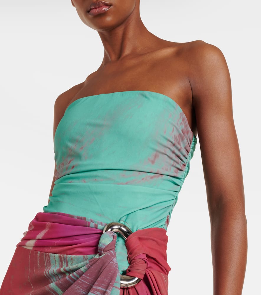 Emma printed jersey maxi dress