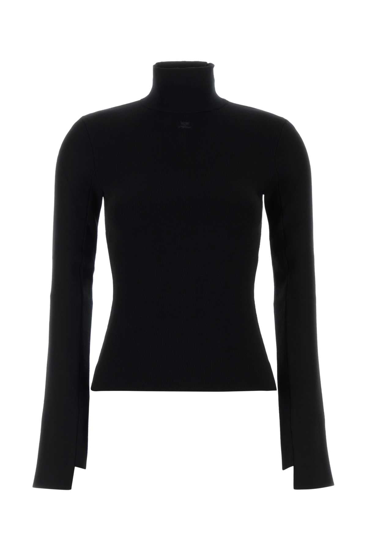 Mocknecksweater Sweater — Black