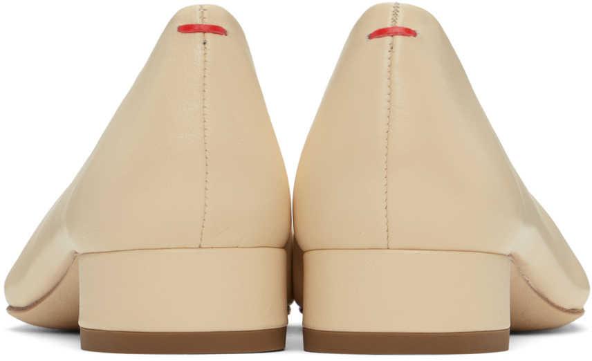 Aeyde Off-White Delia Ballerina Flats