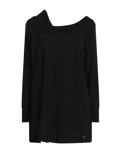 Love To Love Woman Sweater Black Size S Wool, Acrylic