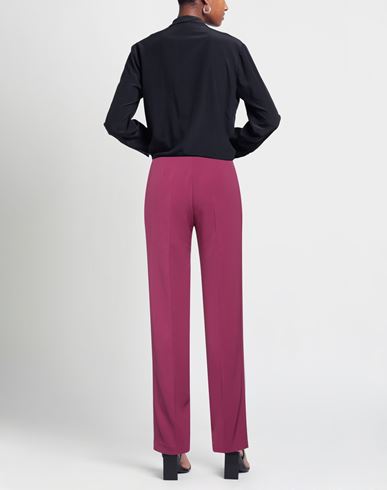 Woman Pants Garnet Size 4 Polyester, Elastane
