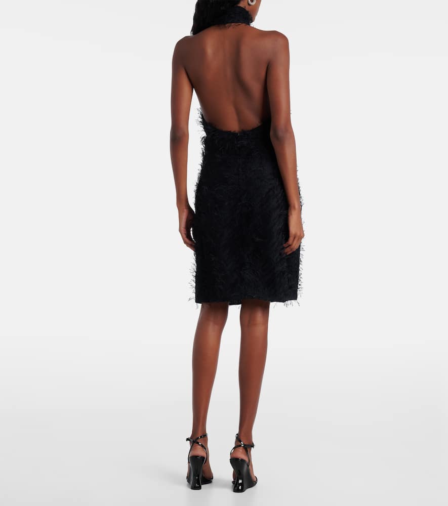 Courrèges Illusion Circle halterneck minidress