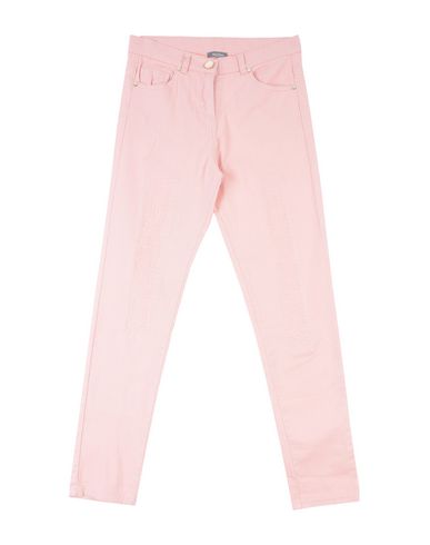 Kid Girl Jeans Pink Size 13 Cotton, Elastane
