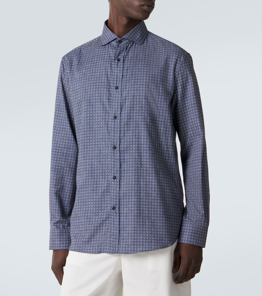 Printed cotton shirt