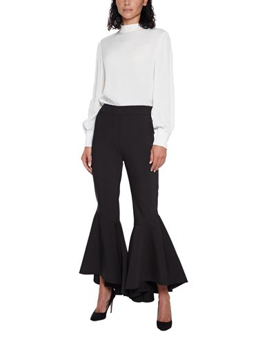 Woman Pants Black Size 2 Polyester, Wool, Lycra