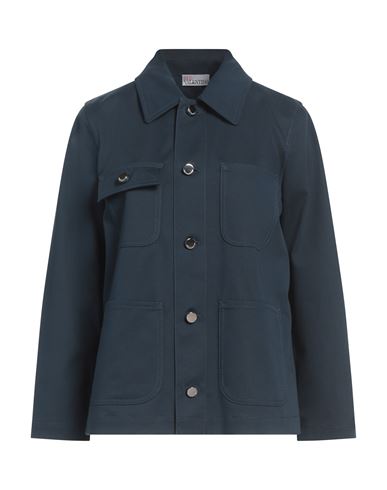 Red Valentino Woman Shirt Navy Size 0 Cotton, Elastane