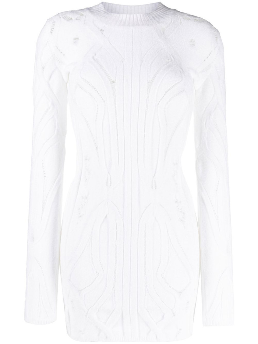 - Extremely Light Knitted Short Dress