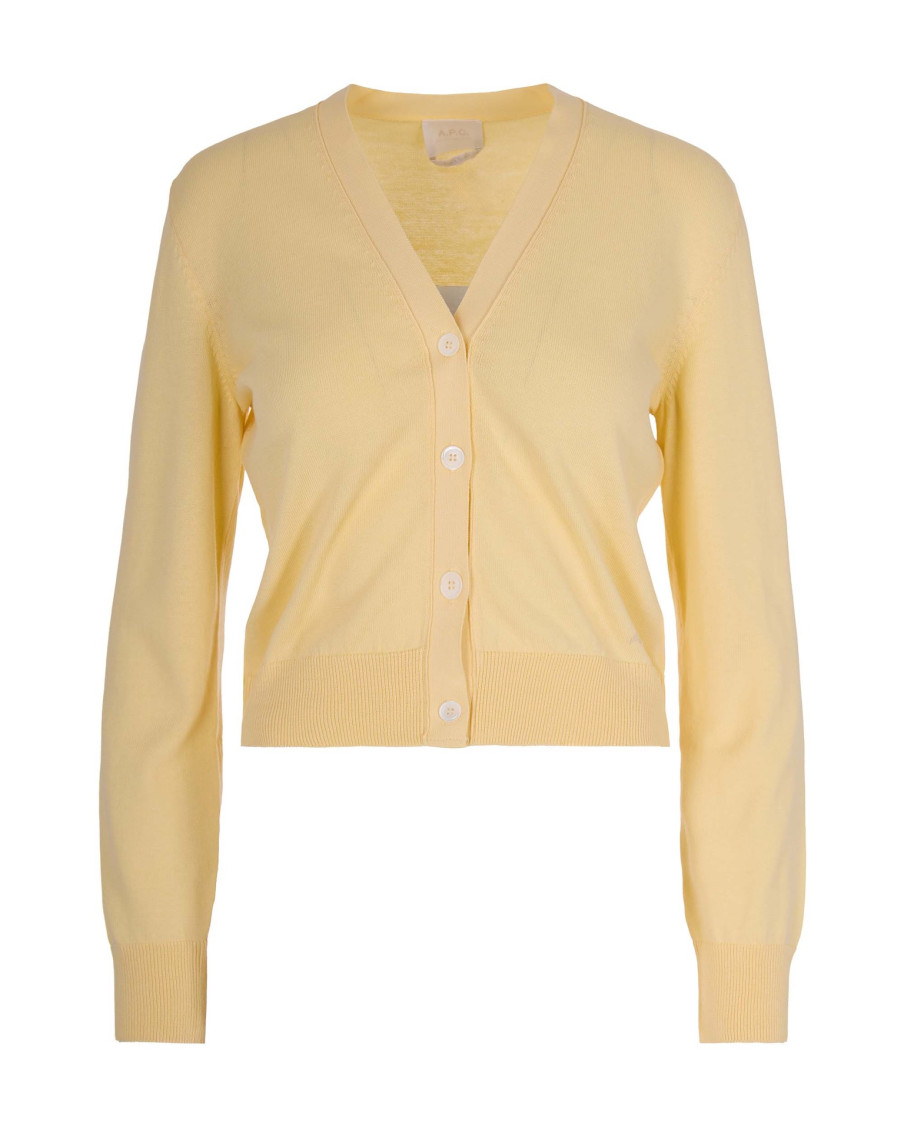 A.P.C. - cotton v-neck cardigan