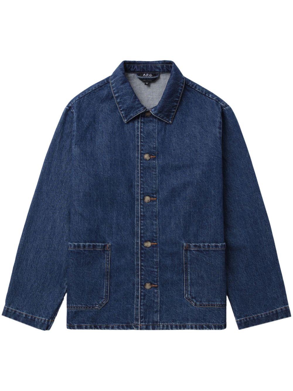 Buttoned denim jacket - Blue
