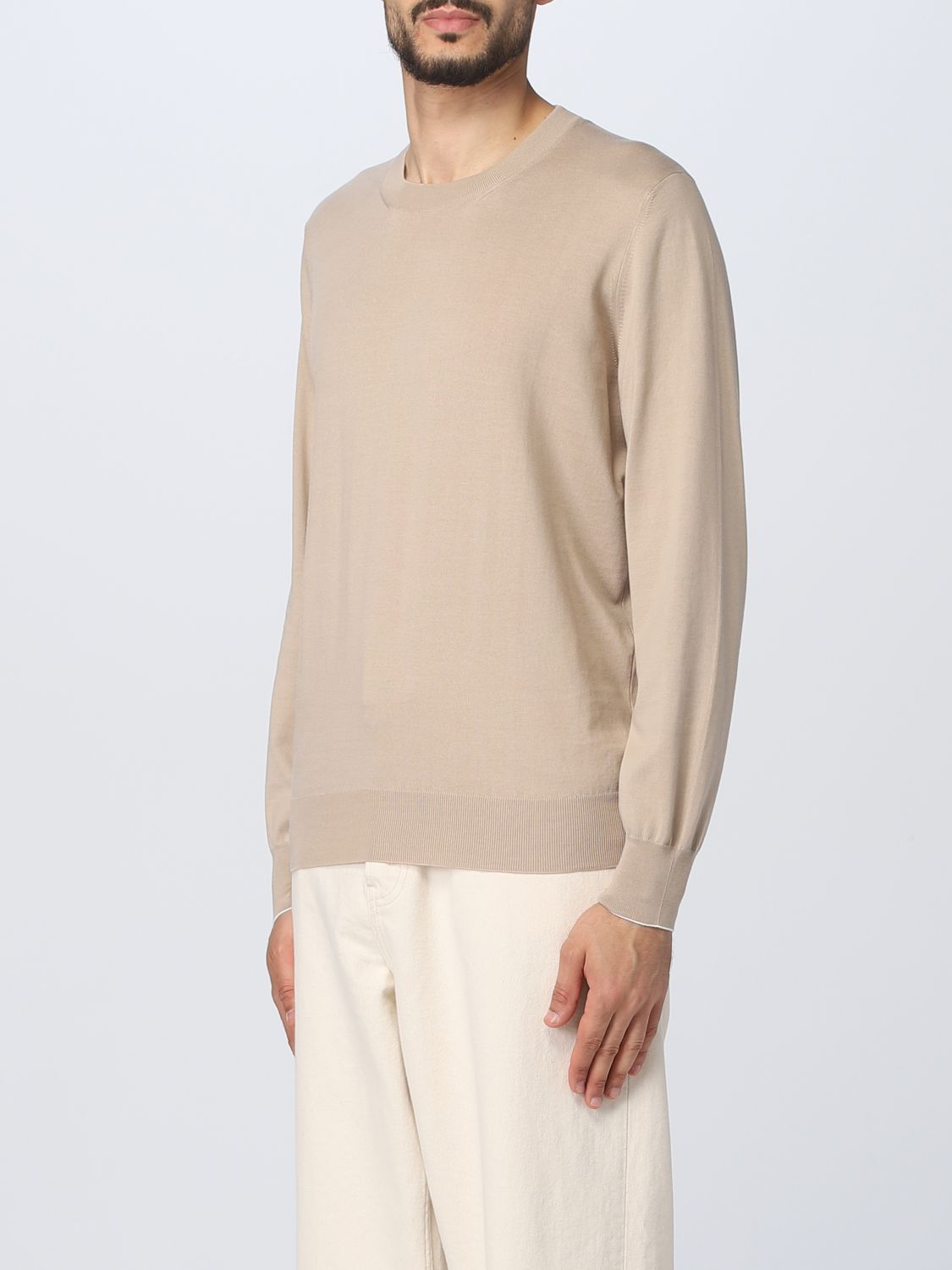Sweater Men color Beige