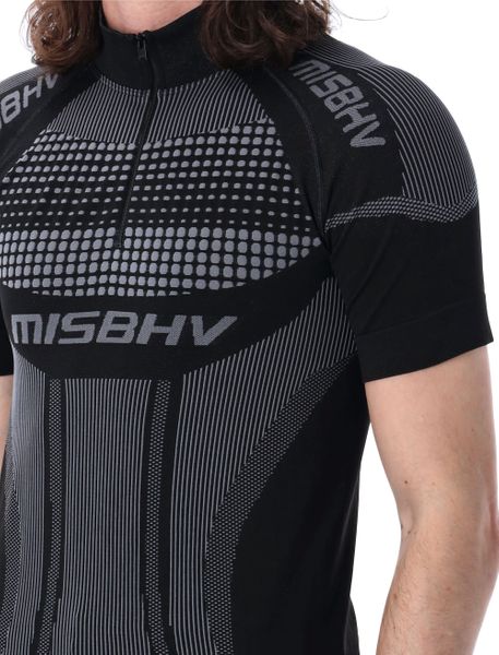 Misbhv Sport Europa Quarter-Zipped Knitted T-Shirt
