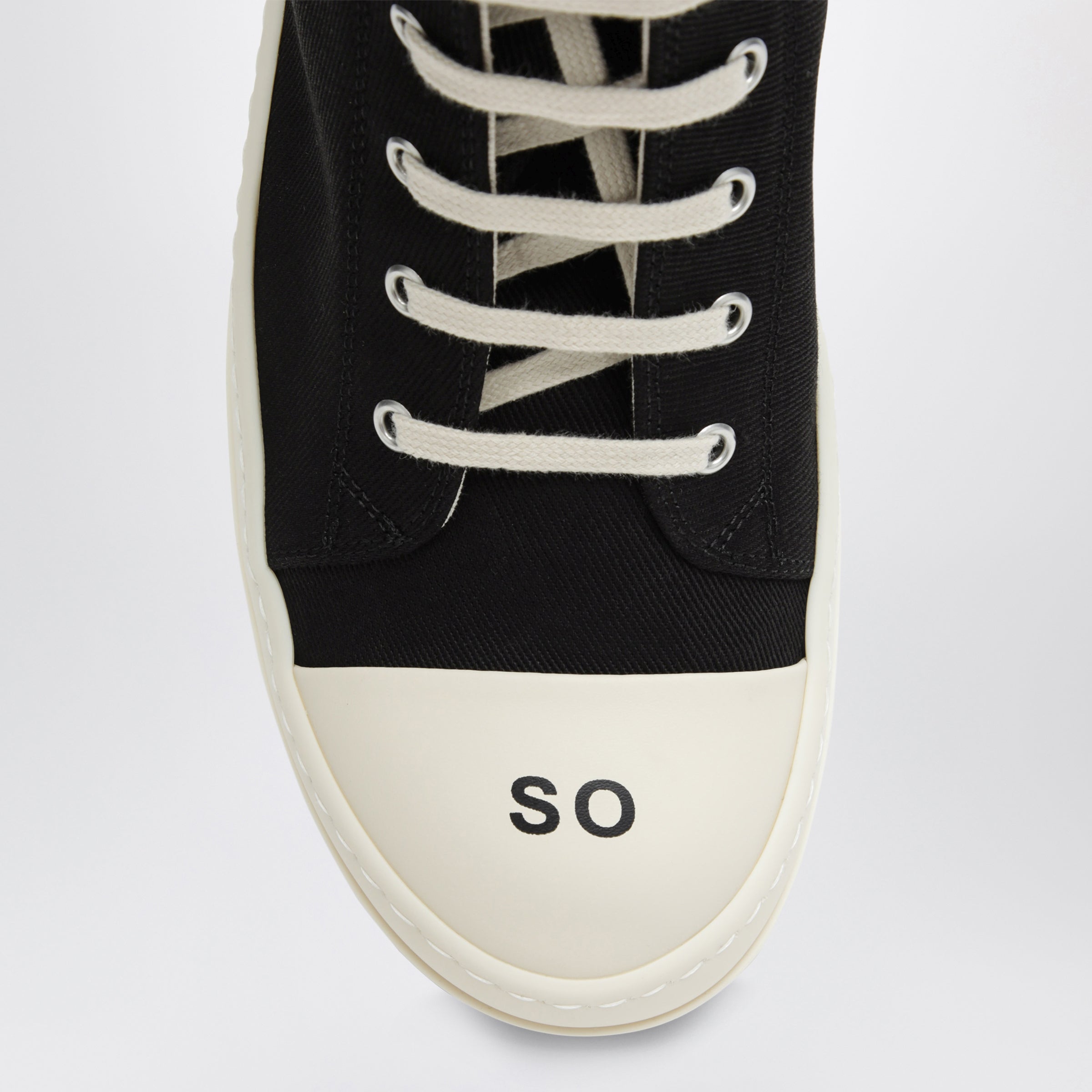 Tower sneakers in black/milk white "So Cunt"
