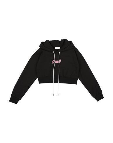 Gaudì Kid Girl Sweatshirt Black Size 12 Cotton, Elastane