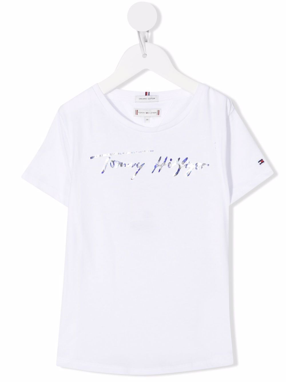 Logo-print organic cotton T-shirt - White