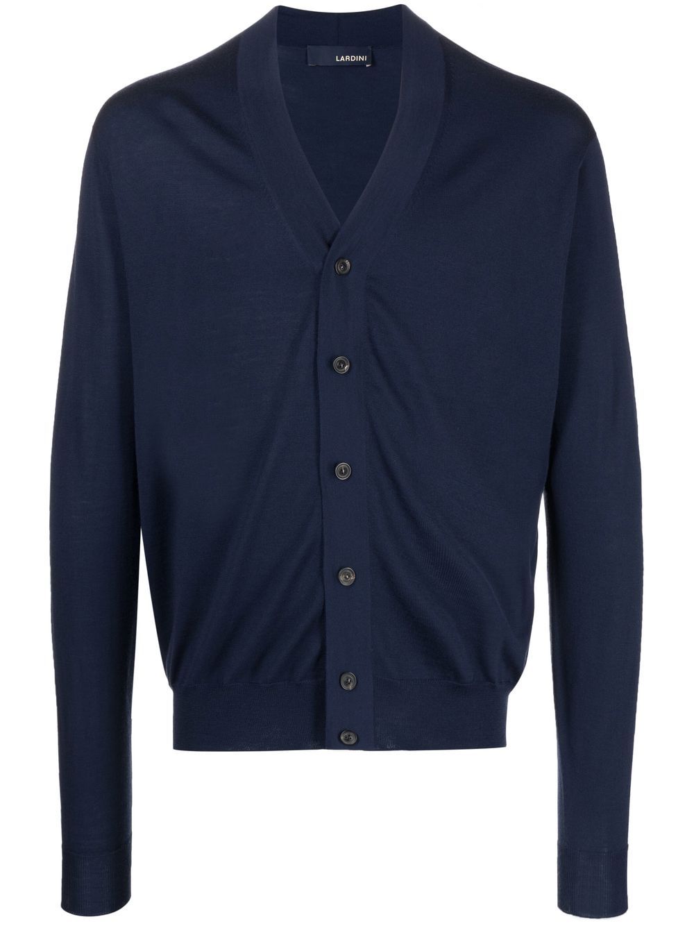 Button-up knitted cardigan - Blue